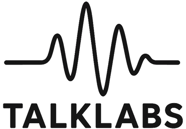 logotipo-talklabs-inteligencia-artificial-voz Logotipo da TalkLabs, integrada ao ecossistema Tactium para transcrições e soluções de voz com Inteligência Artificial.