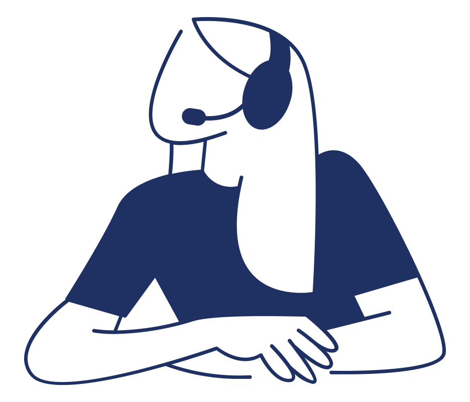 mulher com headset
